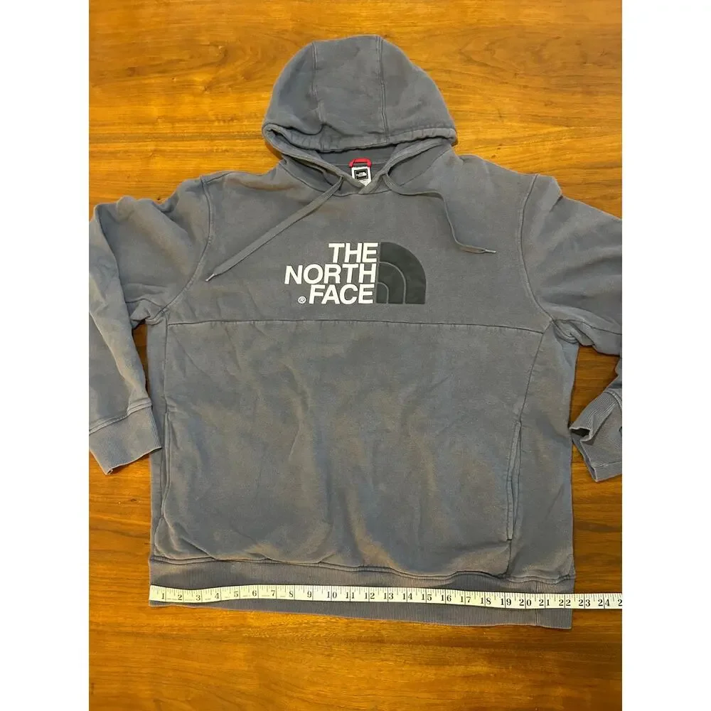 Gray The North Face Half Dome Logo Hoodie Sweatshirt | MENDED - (Men's XL)‎